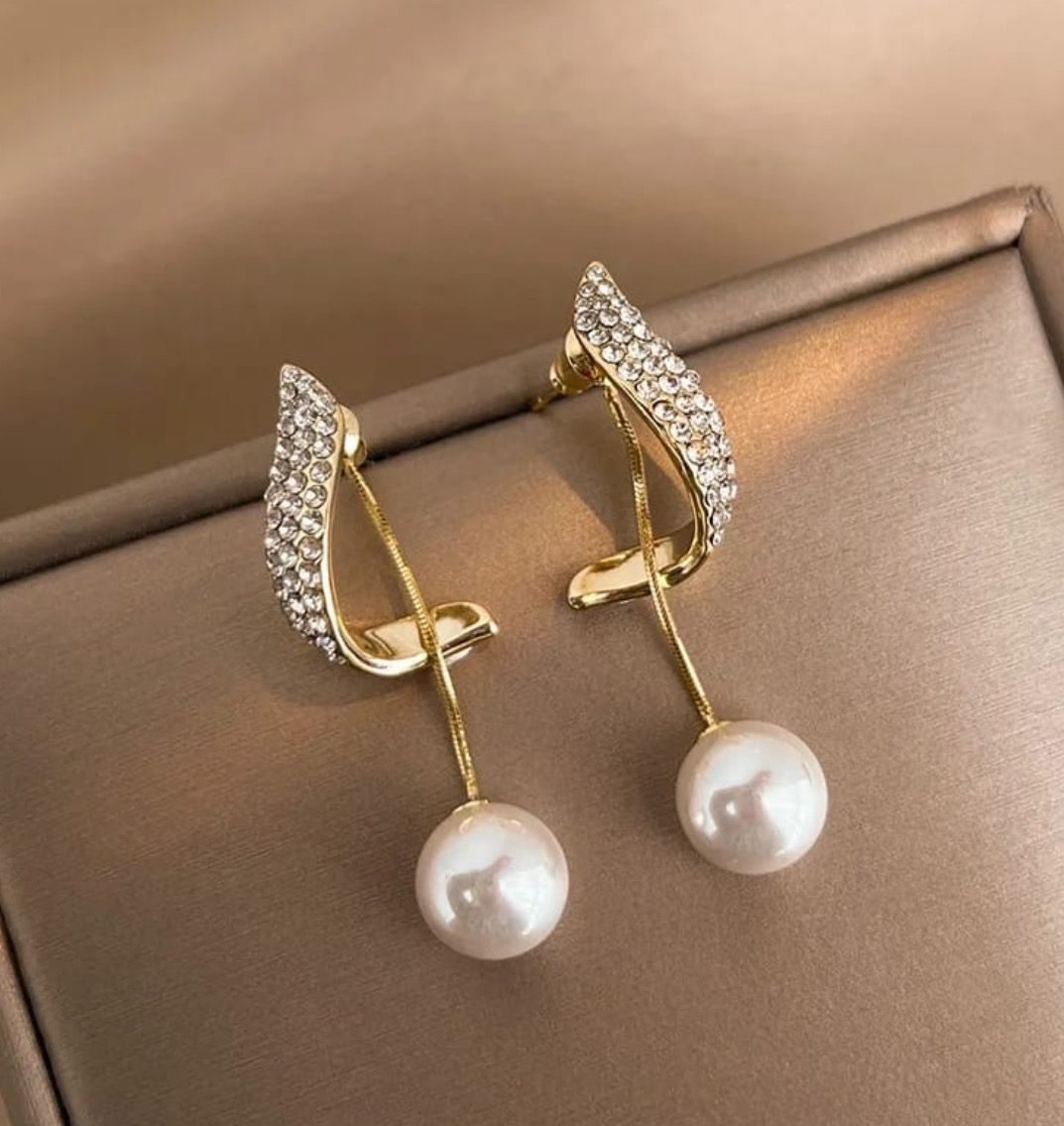 Celebrity Style Korean Pearl Tassel Earrings