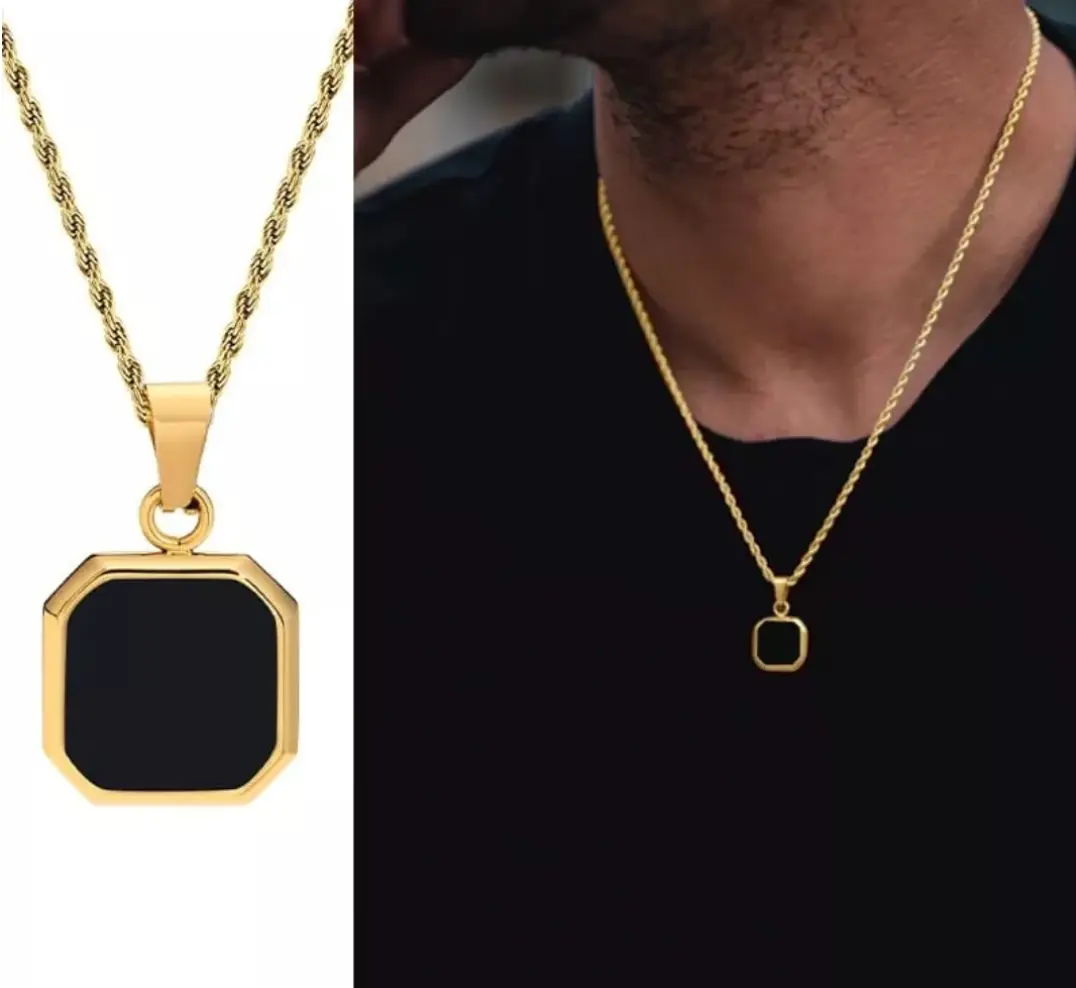 Midnight Luxe Tag Chain