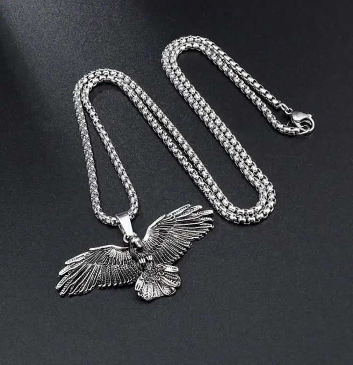 Vintage Eagle Statement Pendant Chain