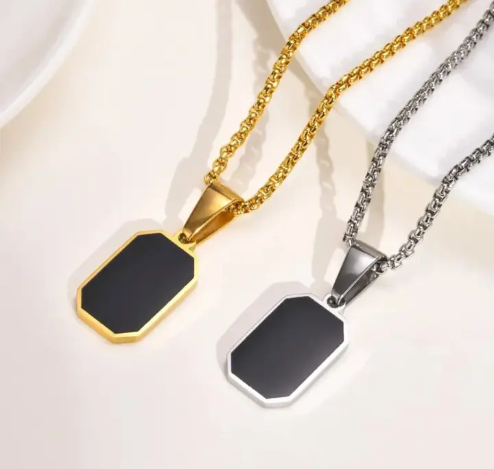 Obsidian Edge Tag Chain