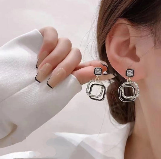Double Layer Anti-Tarnish Earrings for Women